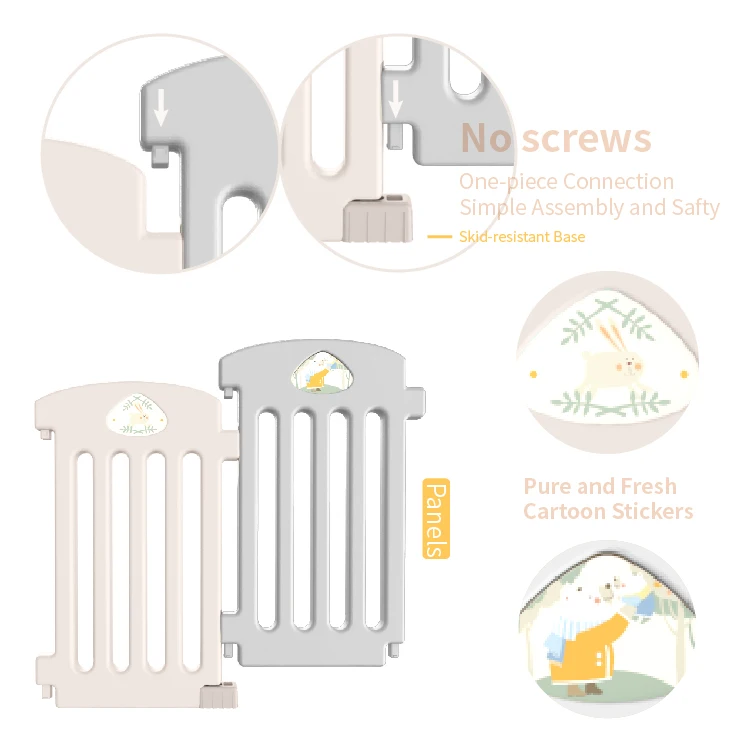 Baby Playpen Kids Panel Play Center Yard Safety Fence Child Play yard