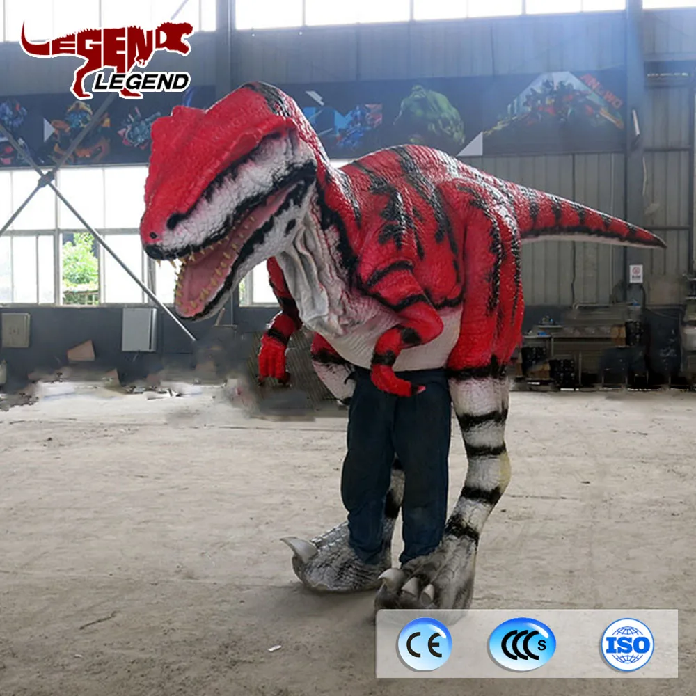 
Park Outdoor Decoration Movable Mechanical Walking Dinosaur Costume 
