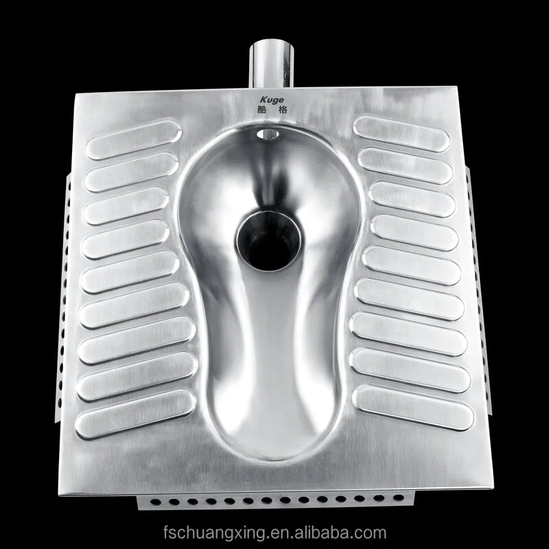 
Bathroom design standard peeping chinese toilet stainless steel toilet stool squat 