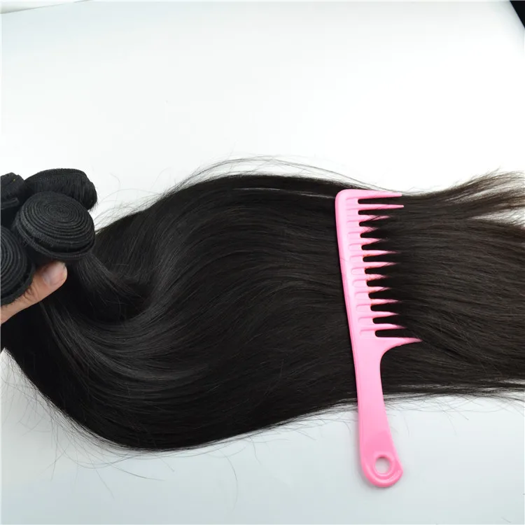 
Hair Weave Human Hair Brazilian Virgin in China Since 1985 Good Quality Silky Straight 12A Remy Hair WEAVING ALL Colors 