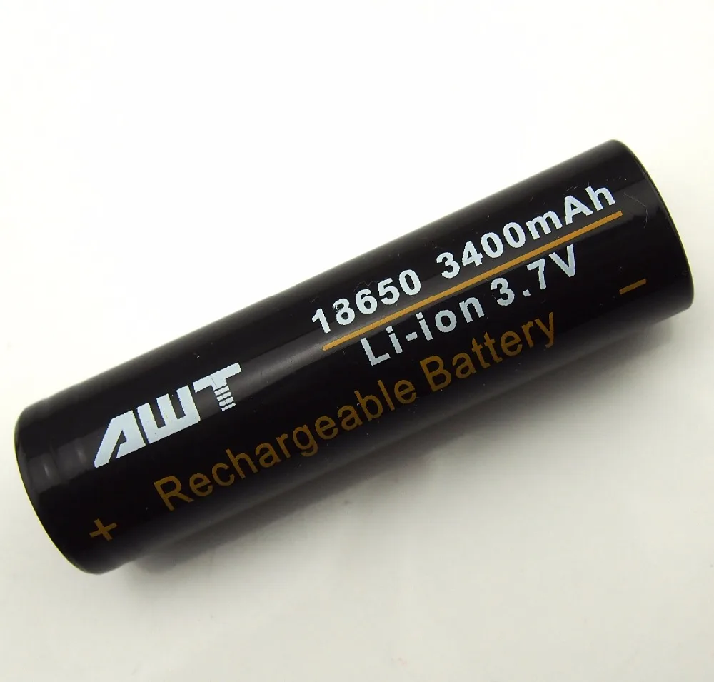 AWT 18650 3400Mah 4A 3.7V rechargeable aa battery for electric skateboard motor kit e cigarette box mod vapor tanks amazon auto