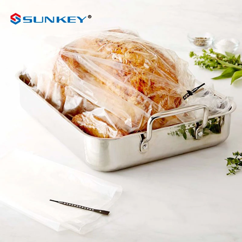 
High temperature resistance PET Oven roasting bags 