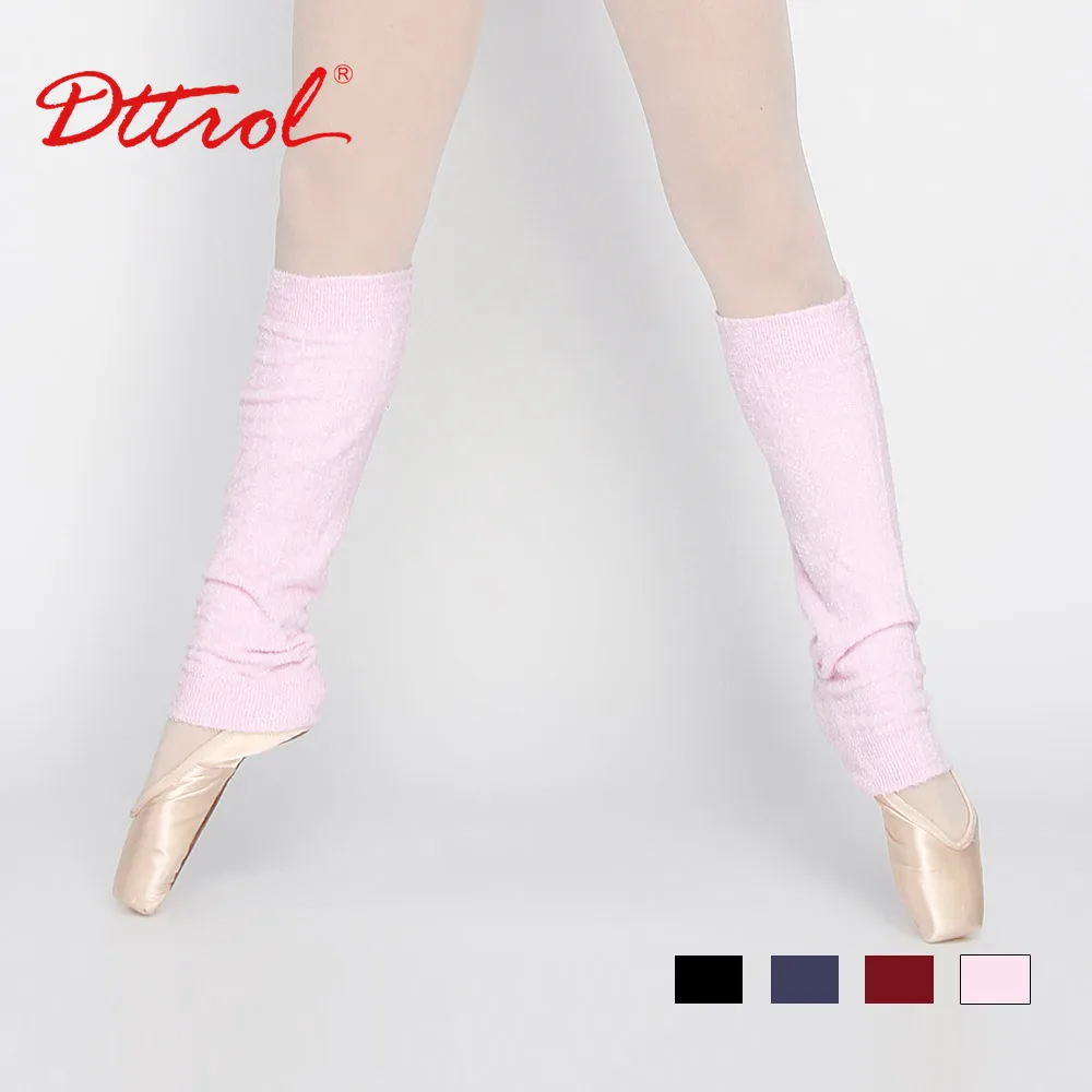 
D005852 Dttrol hot sell chenille soft fuzzy dance knitted leg warmers for kids 