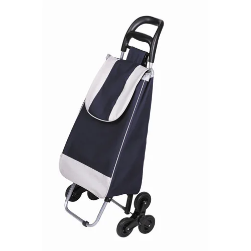 Hot Selling Foldable Cheap Stair Climb Hand Cart Aluminium Tube Folding Six Wheels Shopping Trolley Cart For Supermarket