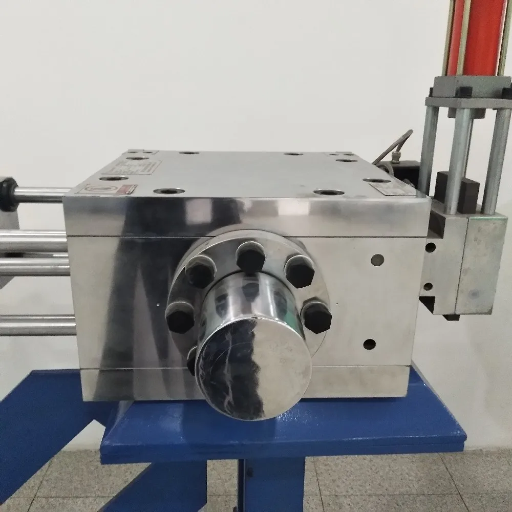 
Rubber / Nylon Fabric / PET PVC Plastic Film Polymer Melt Filter / Screen Changer 