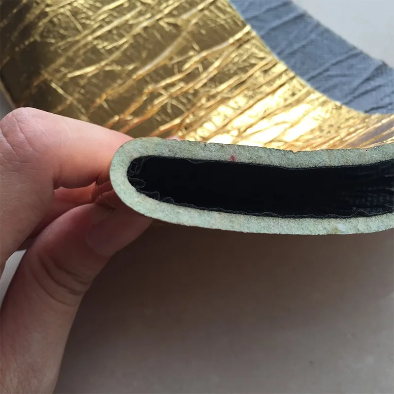 YJ polyurethane foam laminate 4mm underlayment with waterproof membrane