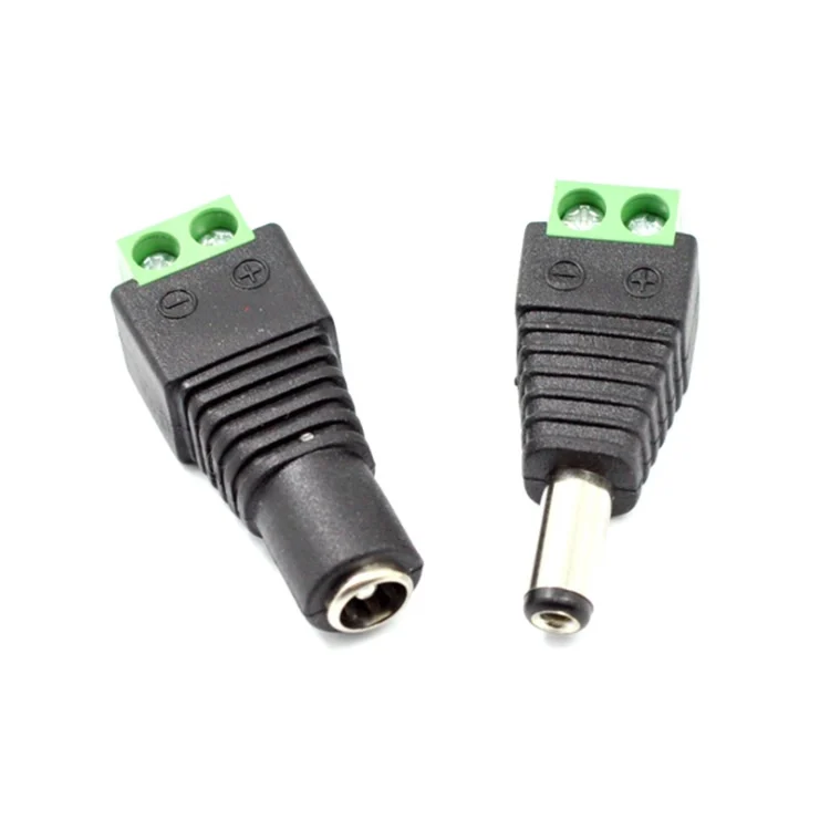 5 5x2 1 мм 12 в Штекерный и гнездовой разъем питания постоянного тока для светодиодной