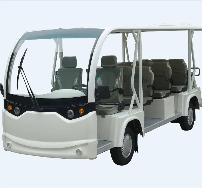 14 seater electric shuttle bus without Door AW6142K car electric vehicle