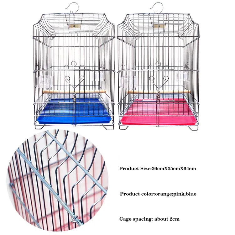 
Eco-Friendly Feature Macaw Lovebird Breeding Bird Cage Feeder / Cage Of Bird 