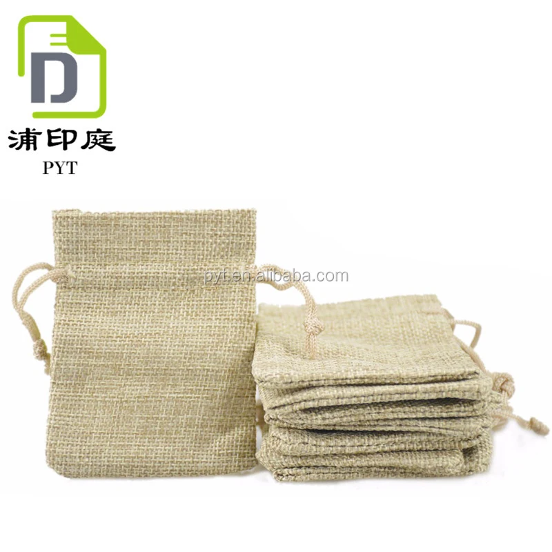 Natural Jute Gift Bags Jewelry Sacks Strong Small Gunny Bags For Festivals DIY Craft Present Party Favor Snacks Jewelry