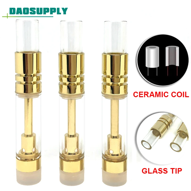 
DAOSUPPLY Hot Glass Tip 510 CBD Oil Cartridge Thick Oil Vape Carts 