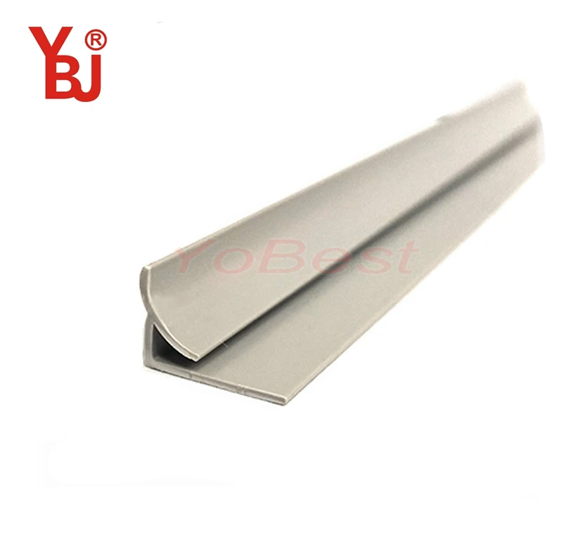 Ivory Internal Plastic PVC T Corner Cove Tile Trim