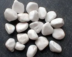 Hot sale white tumbled pebbles washed pebles piedras blancas
