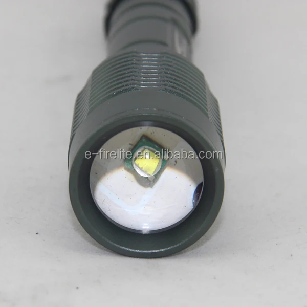 
Ningbo Factory Supply Aluminum High Lumen Zooming 10w xml t6 Tactical Rechargeable 2x18650 battery led flashlight 