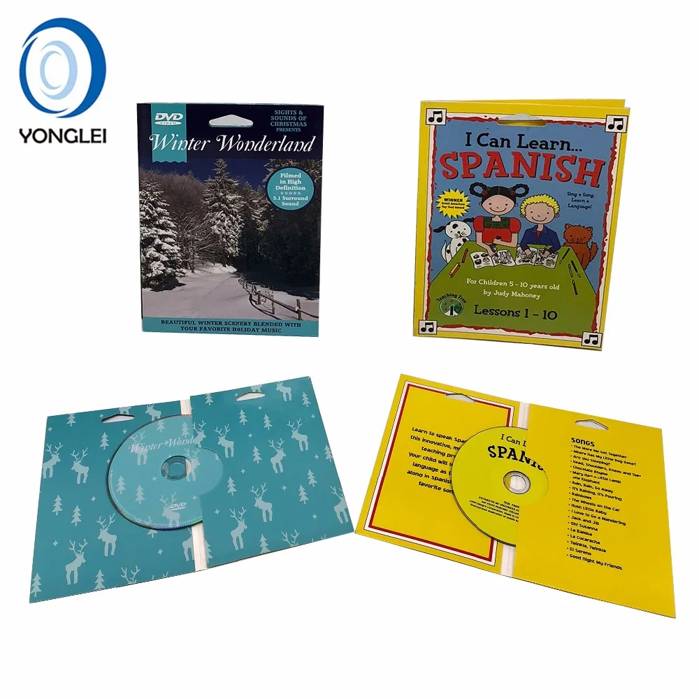 Custom cardboard CD sleeve cheap CD replication and cheap CD sleeve printing