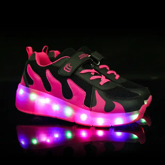 Whole boys and girls led wheel luna roller led shoes skate for kids