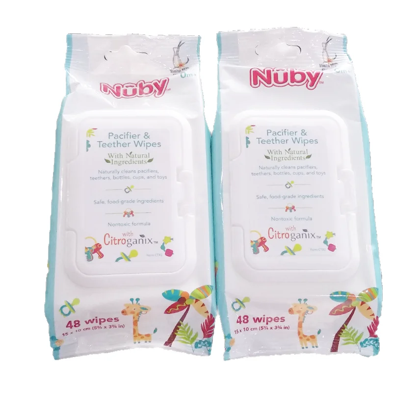 Wholesale High Quality Baby Wipes cleaning hand and face  Pure Water Baby Wet Wipes organic baby teeth wipe