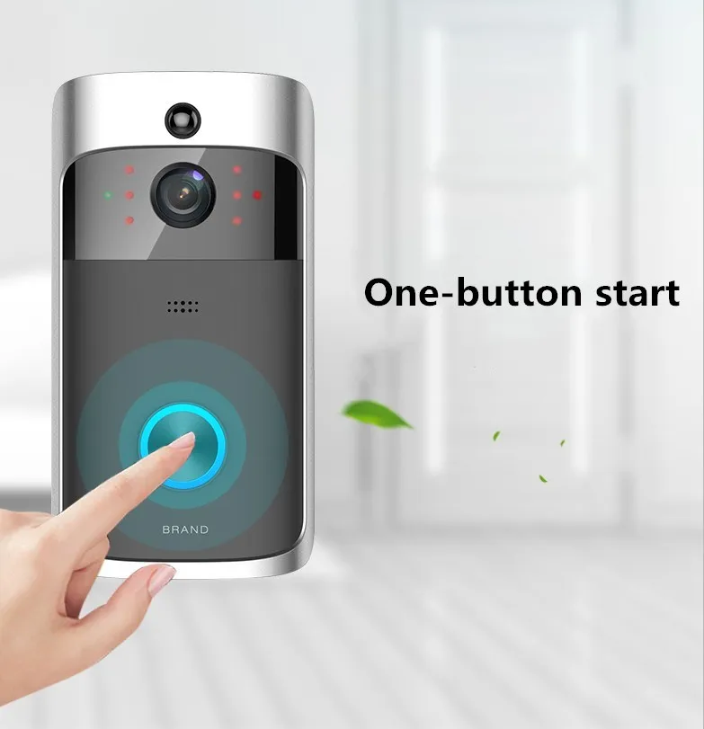 
Walmart Wholesale Smart Long Range Wireless Wifi Video Visual Doorbell Ring Camera For Apartments And Kids Room With Bird Sound 