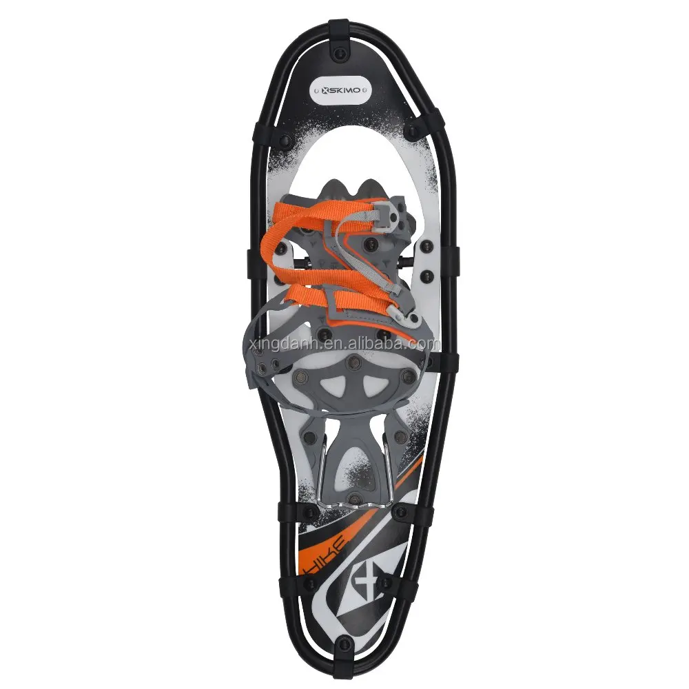 Aluminum Snowshoe with  One Pull Binding Hiking Snowshoes with Easy adjustable Pull Binding