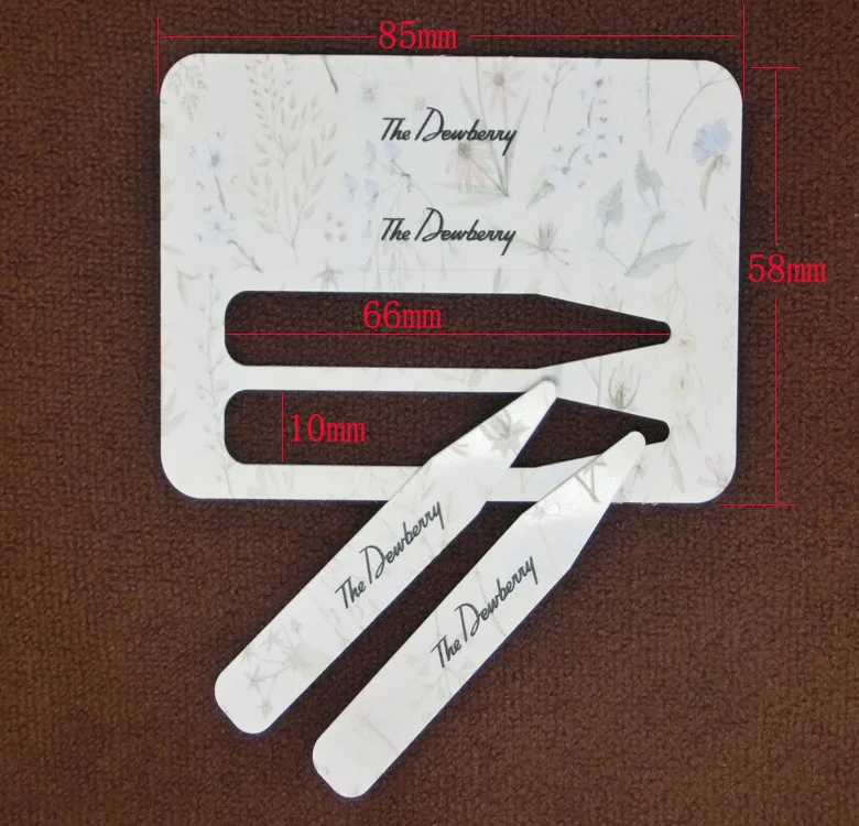 Ошейник с карточным принтом от производителя, жесткие пластиковые ошейники, деловые подарки для мужской и женской рубашки