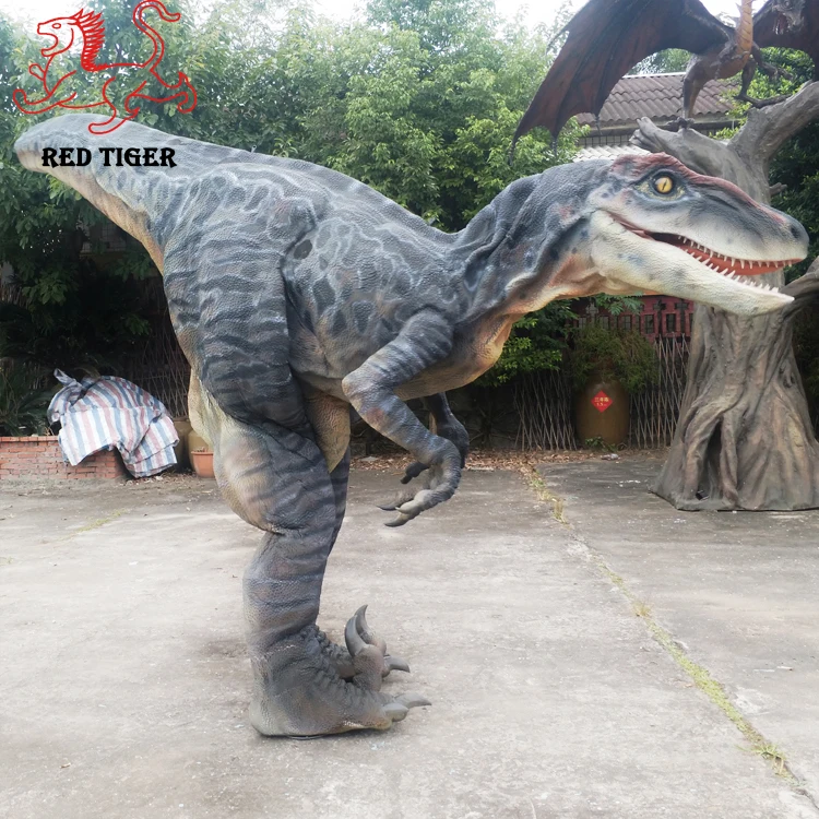 Dorothy the rubber robot walking dinosaur costume