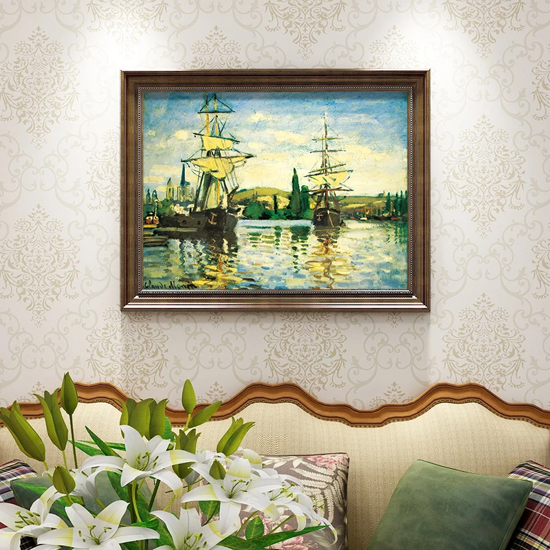 monet reproduction impressionist wall art canvas oil decorative painting the living room and bedroom