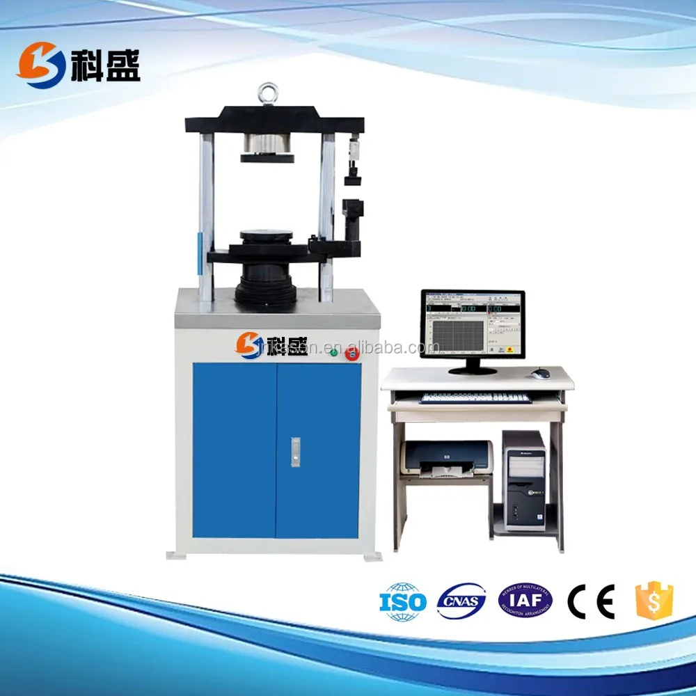  YAW-300G Компьютеризированный элетронный кирпичный цементный раствор изгиб испытательная машина на прочность давление/испытание сжатие бетона