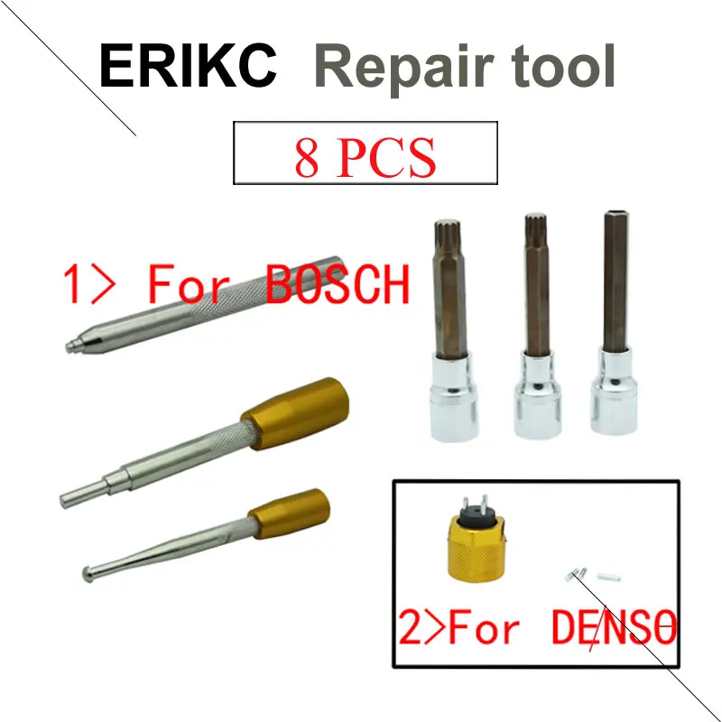 ERIKC bosh repair kit Disassembly Installation tools diesel injector valve Screws Demolition repair tool