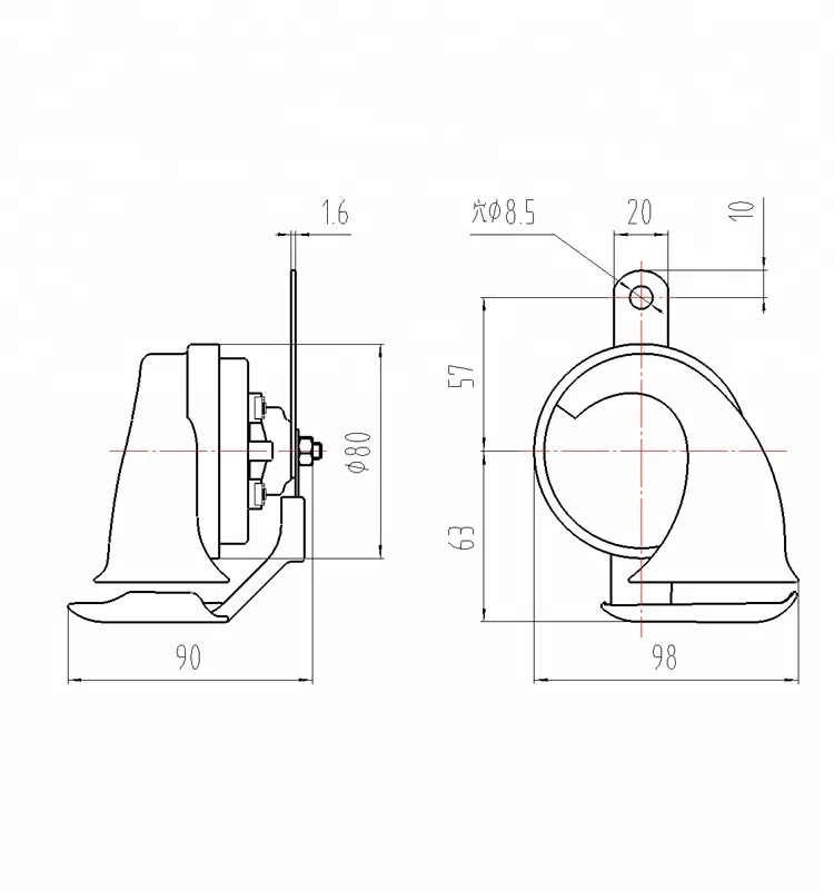Osun 12v Sport Multi Sound Tweeter  Car Horn