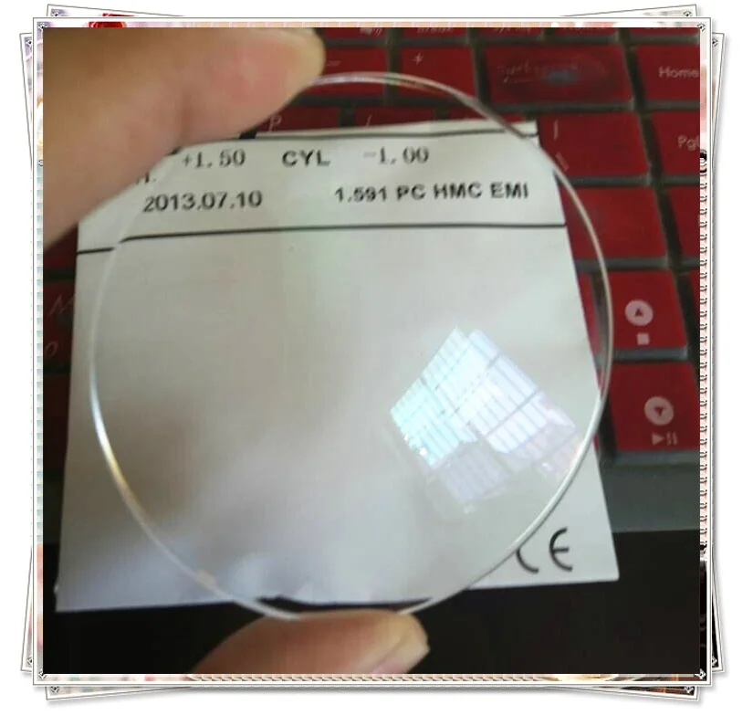 Super Hydrophobic Resin Cr-39 1.56 UV400 Optical Lens