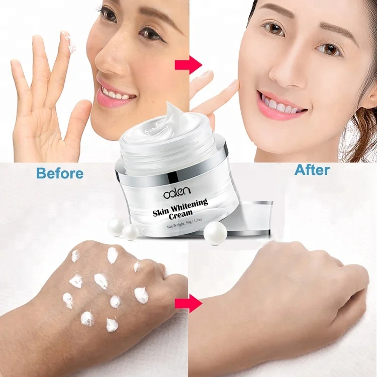 OALEN Private Label Korea 50g Moisturizing Anti-Aging Dark Spot Removing Instant Best Skin Whitening Face Cream