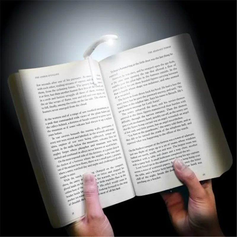 
Cheap flexible led light Folding mini pocket clip book light tiny reading light 