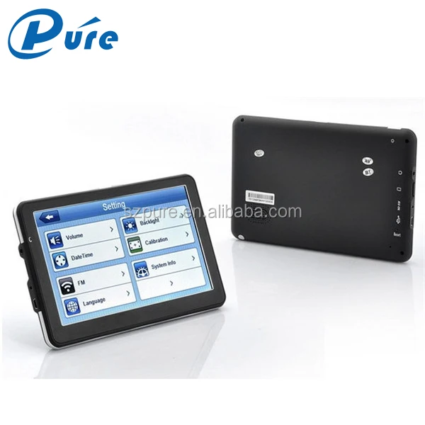 7 Inch TFT LCD Screen Windows CE 6.0 GPS Navigation ARM11 CPU GPS Navigator with FM Transmitter Built-in 4GB Flash Memory