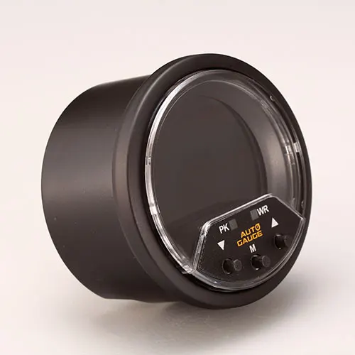 52mm Taiwan LCD Screen Auto Car Part Water Temperature Gauge with warning peak