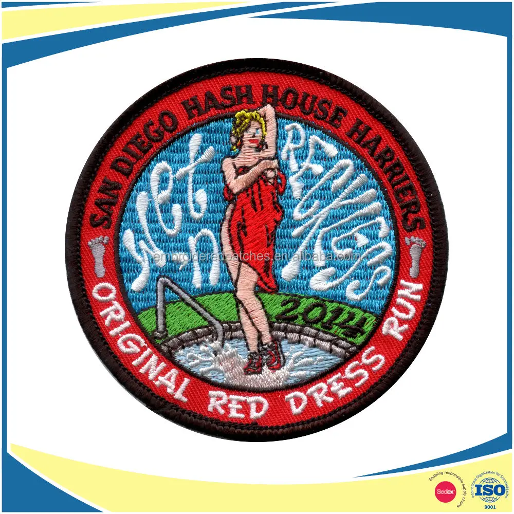Embroidered Patches Iron On Patch Embroidery Tokyo customized logo design