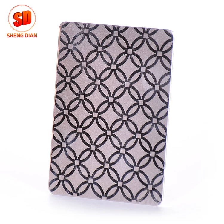 Горячие продаж Pvd покрытием Tisco травления 5C лист нержавеющей стали