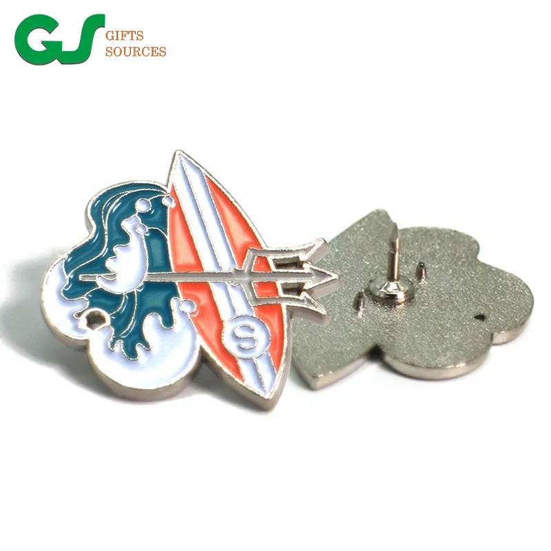 China Manufacture Wholesale Bulk Pins Badge Souvenir Personalizado Cute Logo Custom Metal Soft Enamel Lapel Pin