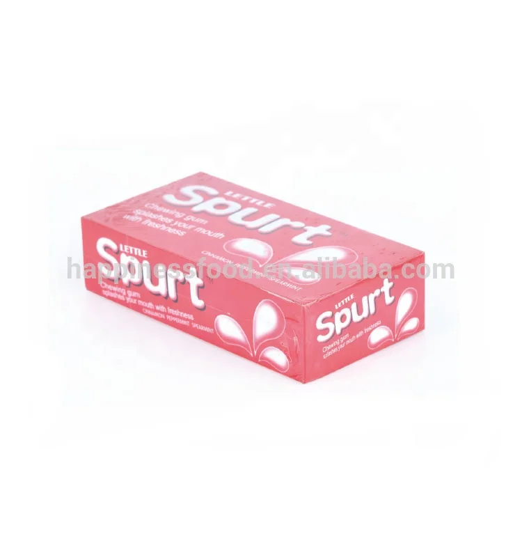 Wholesale spurt center filled bubble chewing gum