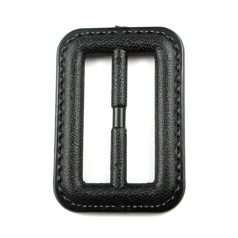 Black color abs buckle belt for coat