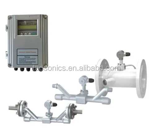 TSONIC DN100 grey wall mounted ultrasonic flow meter