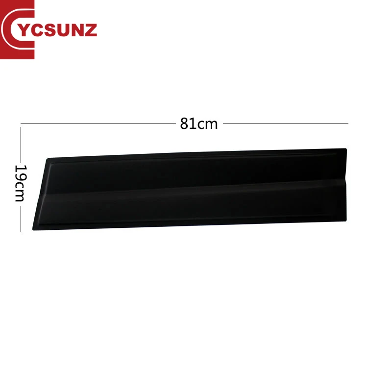 YCSUNZ ABS Black Body Side Cladding for Colorado LTZ 2017 2018