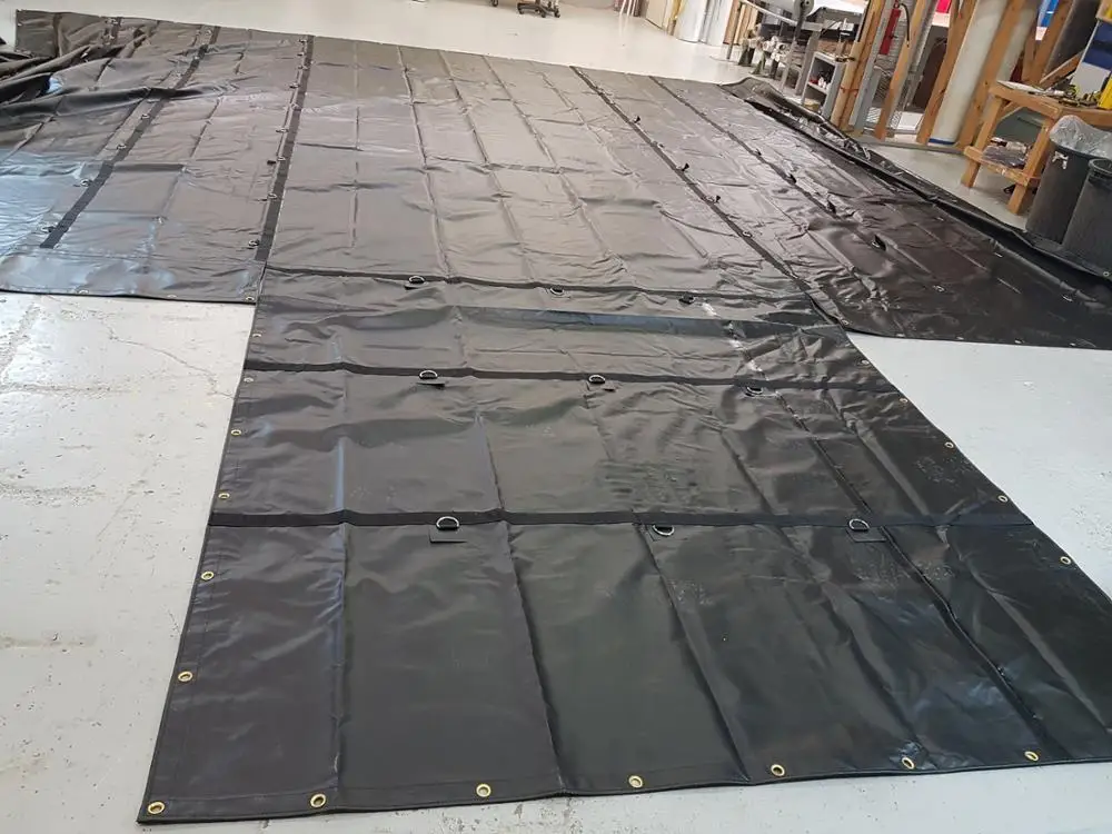 heavy duty lightweight flatbed steel truck lumber tarp