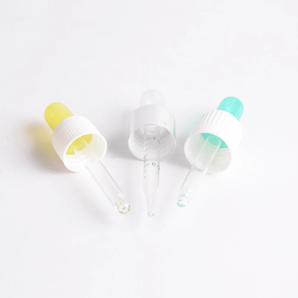 
20/410 TPE silicon rubber bulb dropper with pipette 