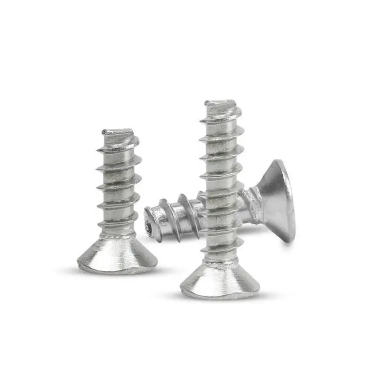 304 stainless steel KB/FB sunk head flat tail, self-tapping screw, flat-end flat end screw micro M1-M1.7 M2-M2.6 M3-M4