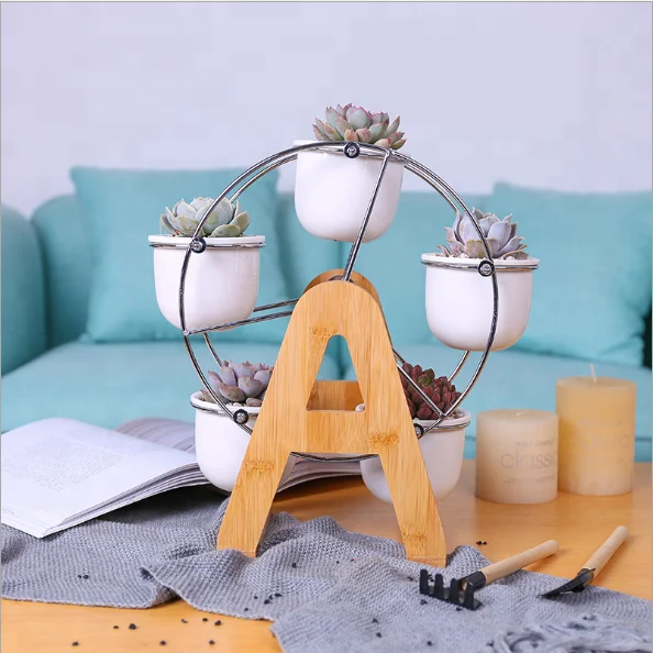 Creative Ferris Wheel Flower Pot