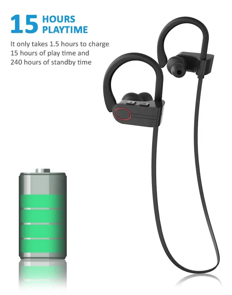 Ergonomic Fit IPX7 waterproof RU18 bluetooth 5.0 Bt APTX HD/APTX LL Game headset Headphone Earphone