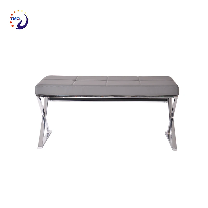 long bench white grey black chair from bazhou Y1226