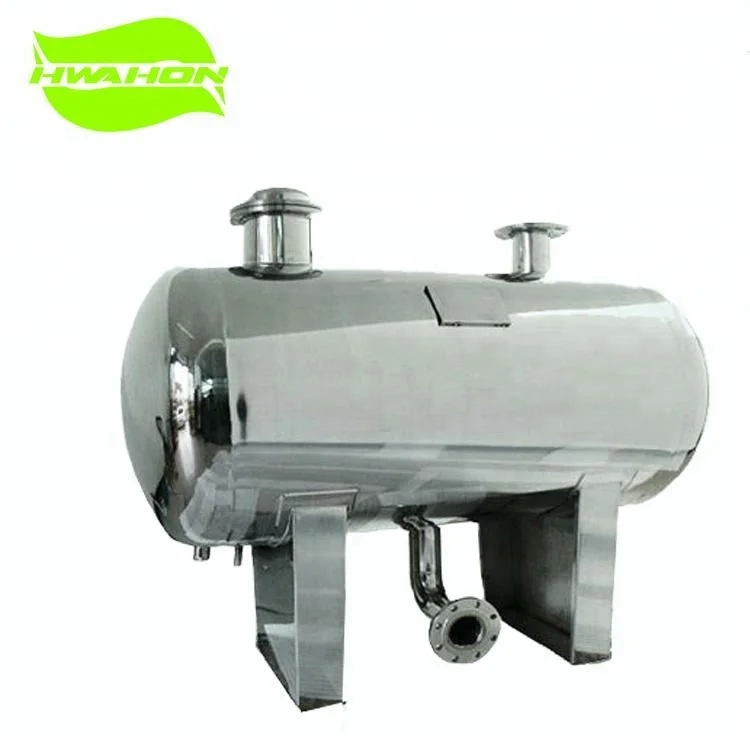 Stainless steel 304/316L water tank 1000 liter horizontal type stainless steel water storage tank