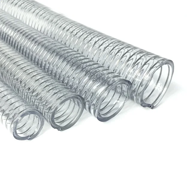2019 высококачественный гибкий спиральный стальной шланг из ПВХ разрядный