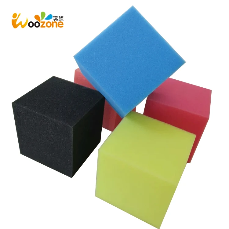 Cheap foam pit blocks high density sponge cube for trampoline park